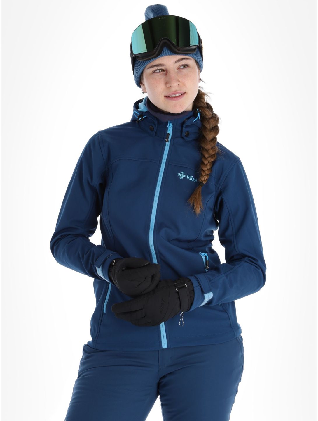 Ravia-w softshell ski-jas dames  grote maten