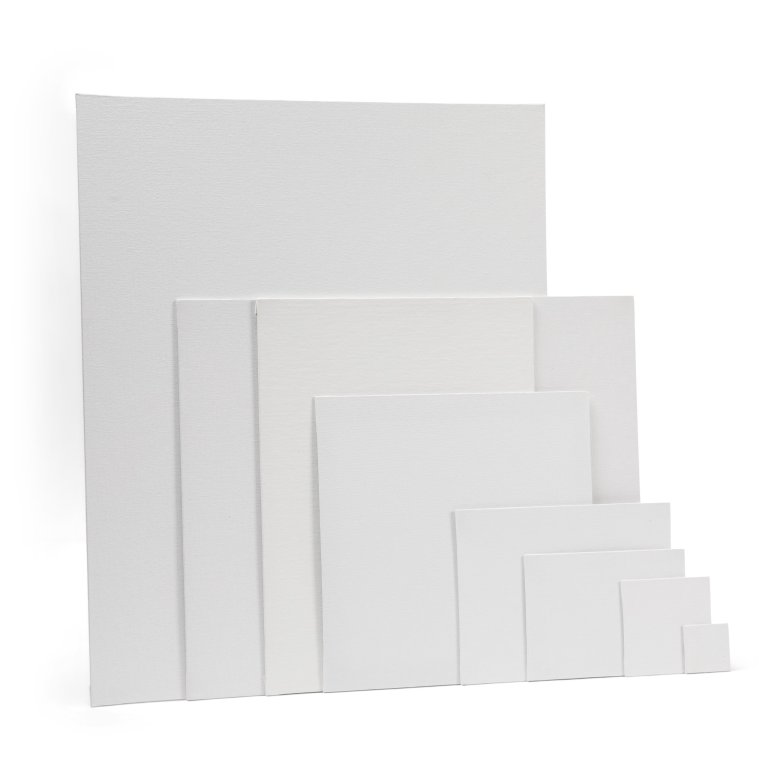 Malkarton weiß, grundiert, 250 g/m²
