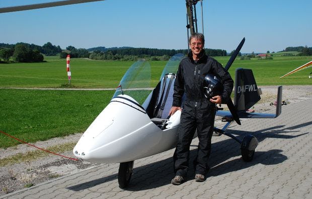 Tragschrauber-Rundflug ab Chemnitz-Jahnsdorf als Geschenk