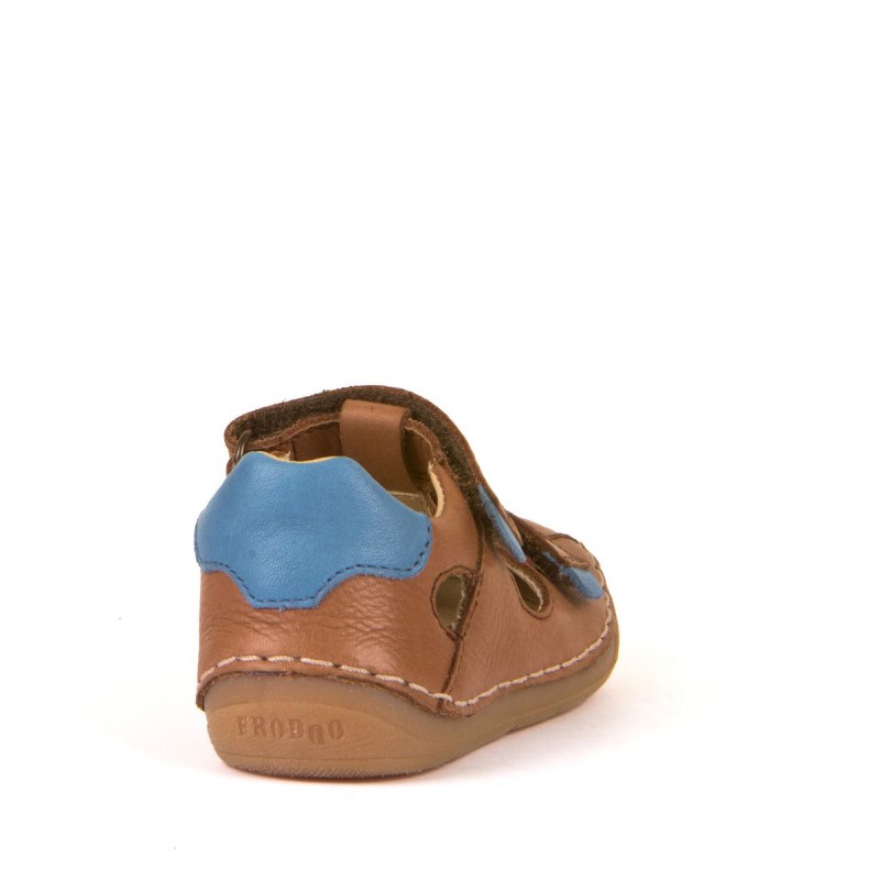 Froddo Froddo Amplio Paix sandales deux scratchs marron-denim