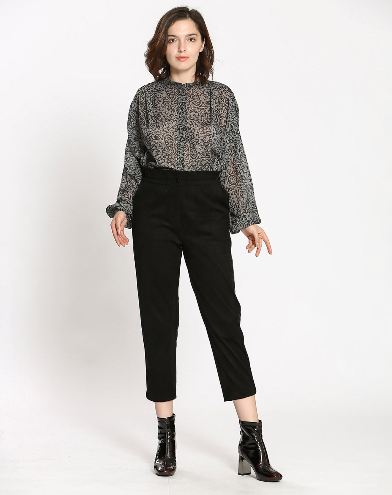 See u Soon Pantalon Lana noir