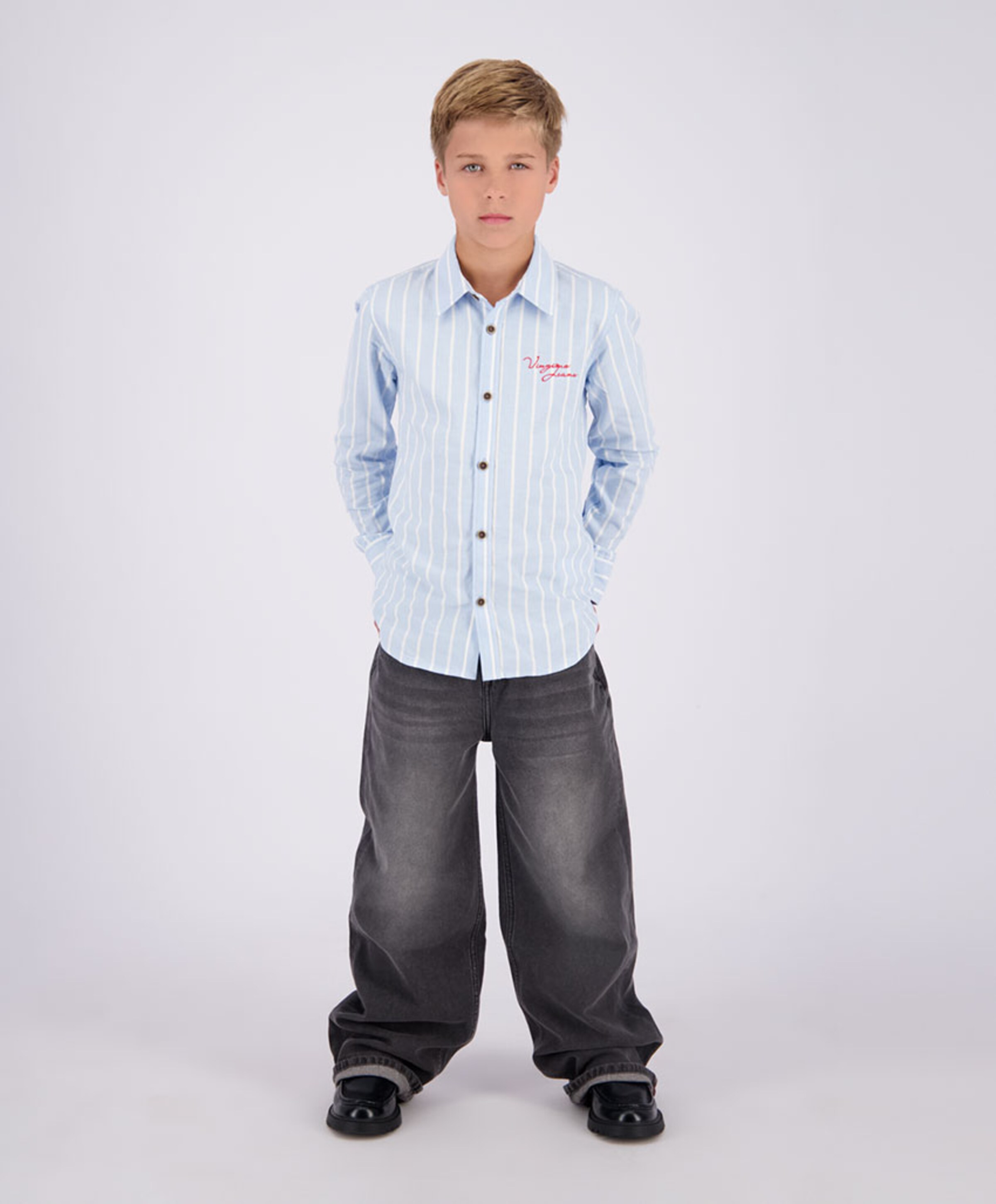 Vingino Luciano jongens jeans grijs