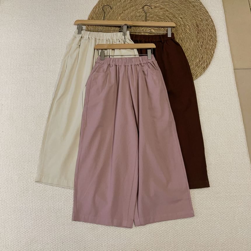 Kawaii Fairyland - Effen culottes met elastische taille
