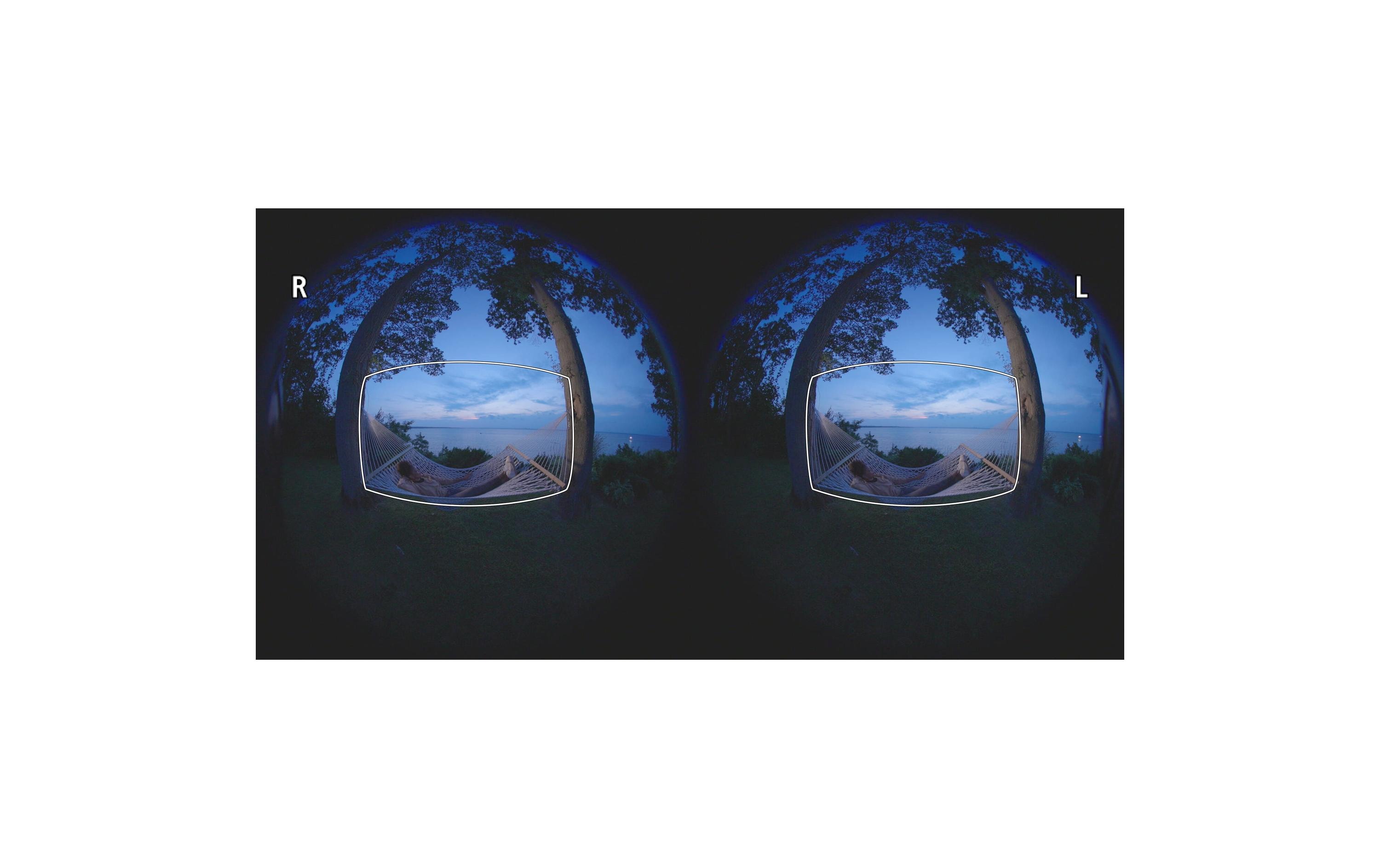 Festbrennweite RF 5.2 mm F/2.8 l Dual Fisheye – Canon RF<br>Dual-Fischaugenobjektiv für Virtual-Reality-Inhalte