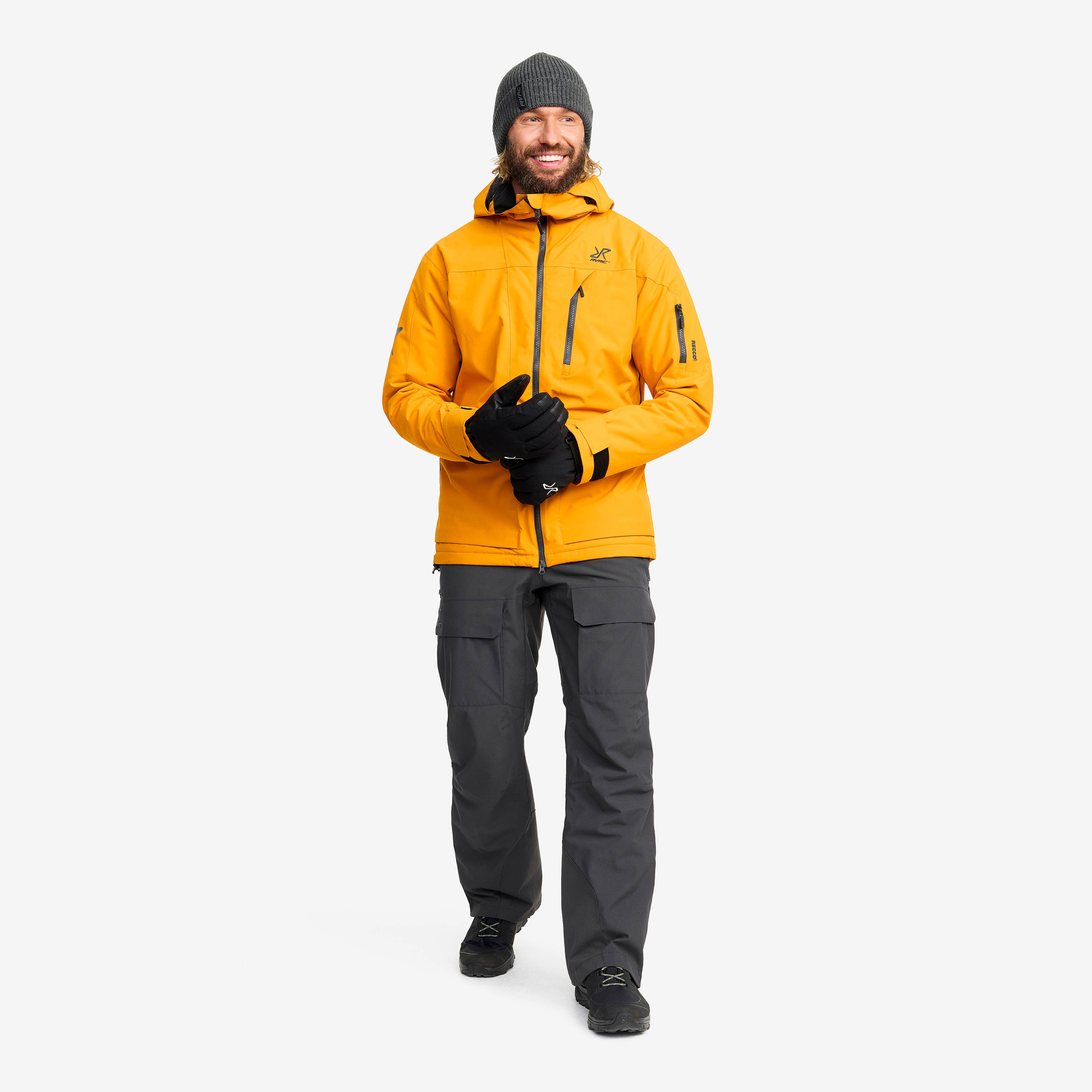 Halo 2L Insulated Ski Jacket Herre Golden Yellow