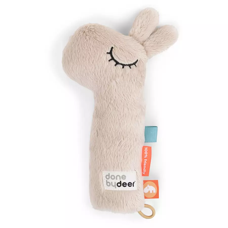 Done by Deer™ Rassel Quietsch-Greifling Lalee Sand