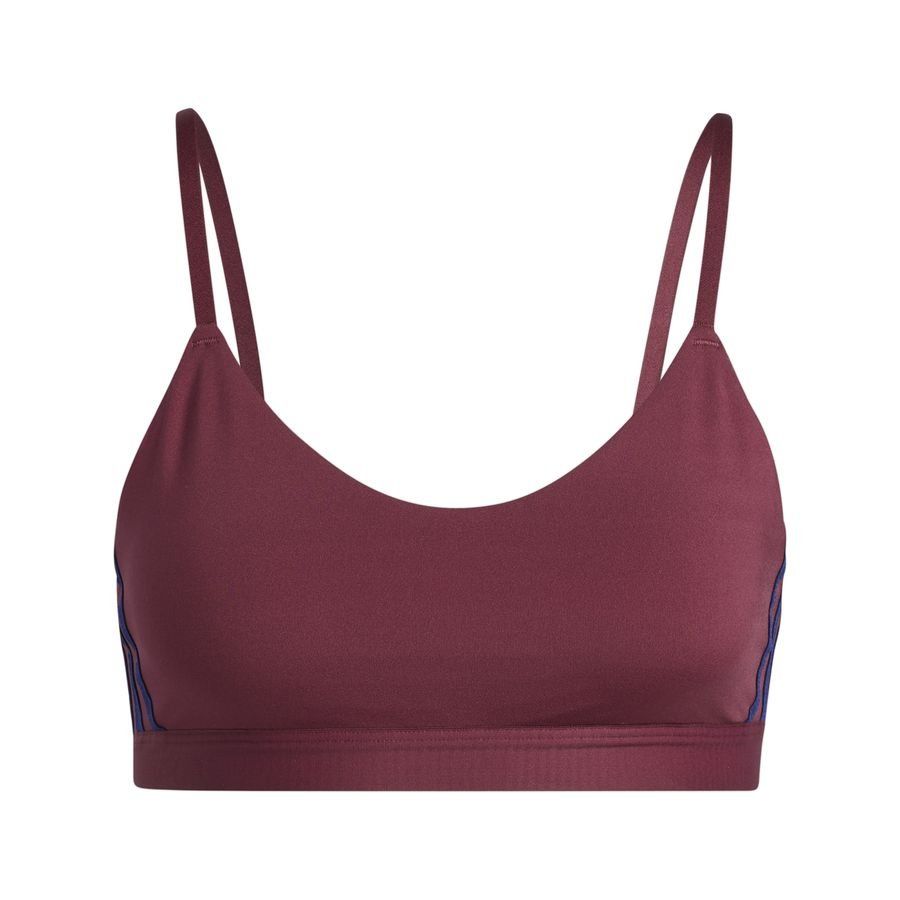 adidas Brassière ALL ME 3-Stripes - Bordeaux/Bleu Femme