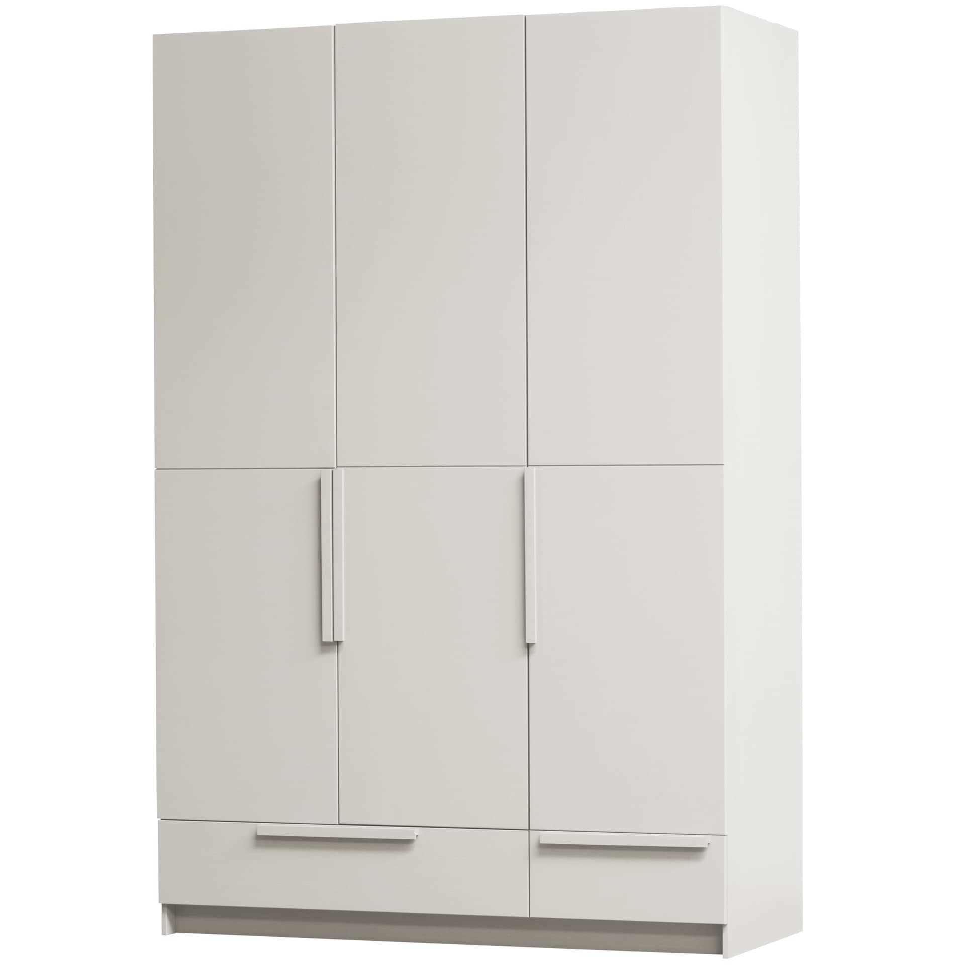 Kleiderschrank PURE 142 x 215 cm Kiefernholz/Farbton Staub