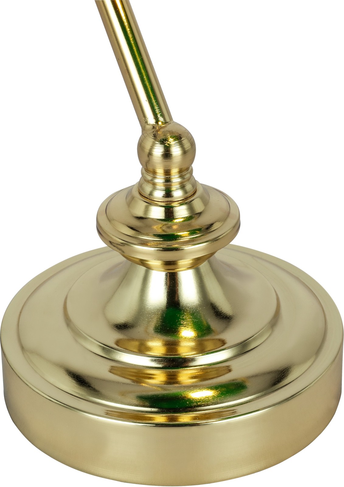 Tischlampe - messingfarben-grün - Metall - 24 cm