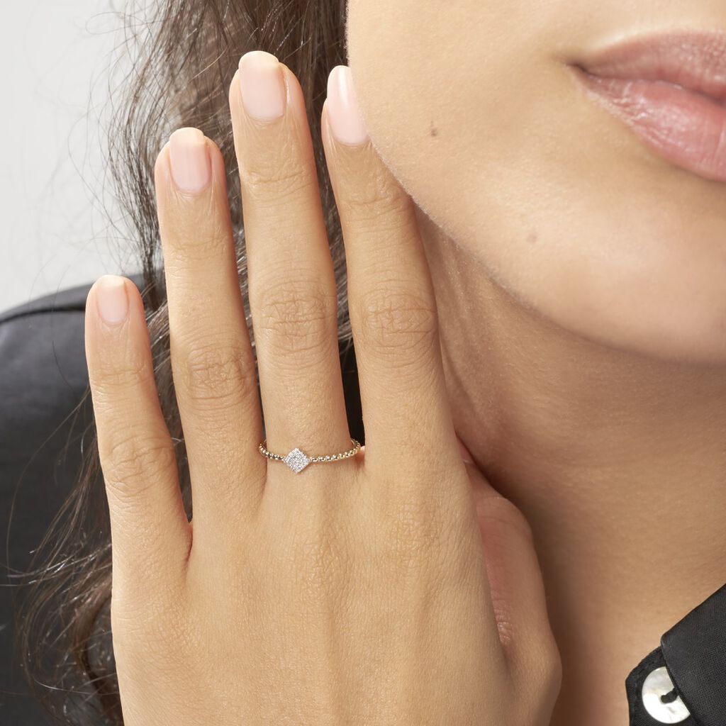 Bague Hanadi Or Jaune Diamant