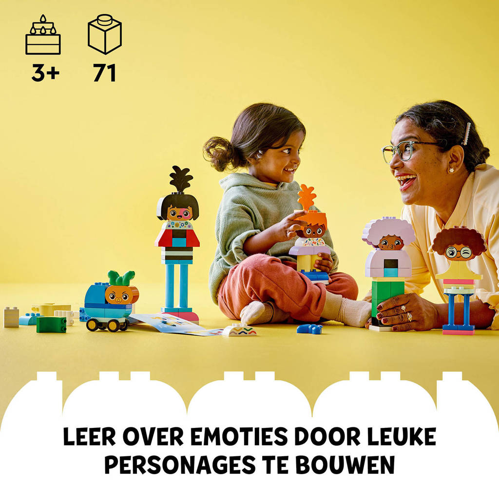 Emoties ten topStad Mensen en hun emoties Educatief Speelgoed voor Peuters en Kleuters 10423