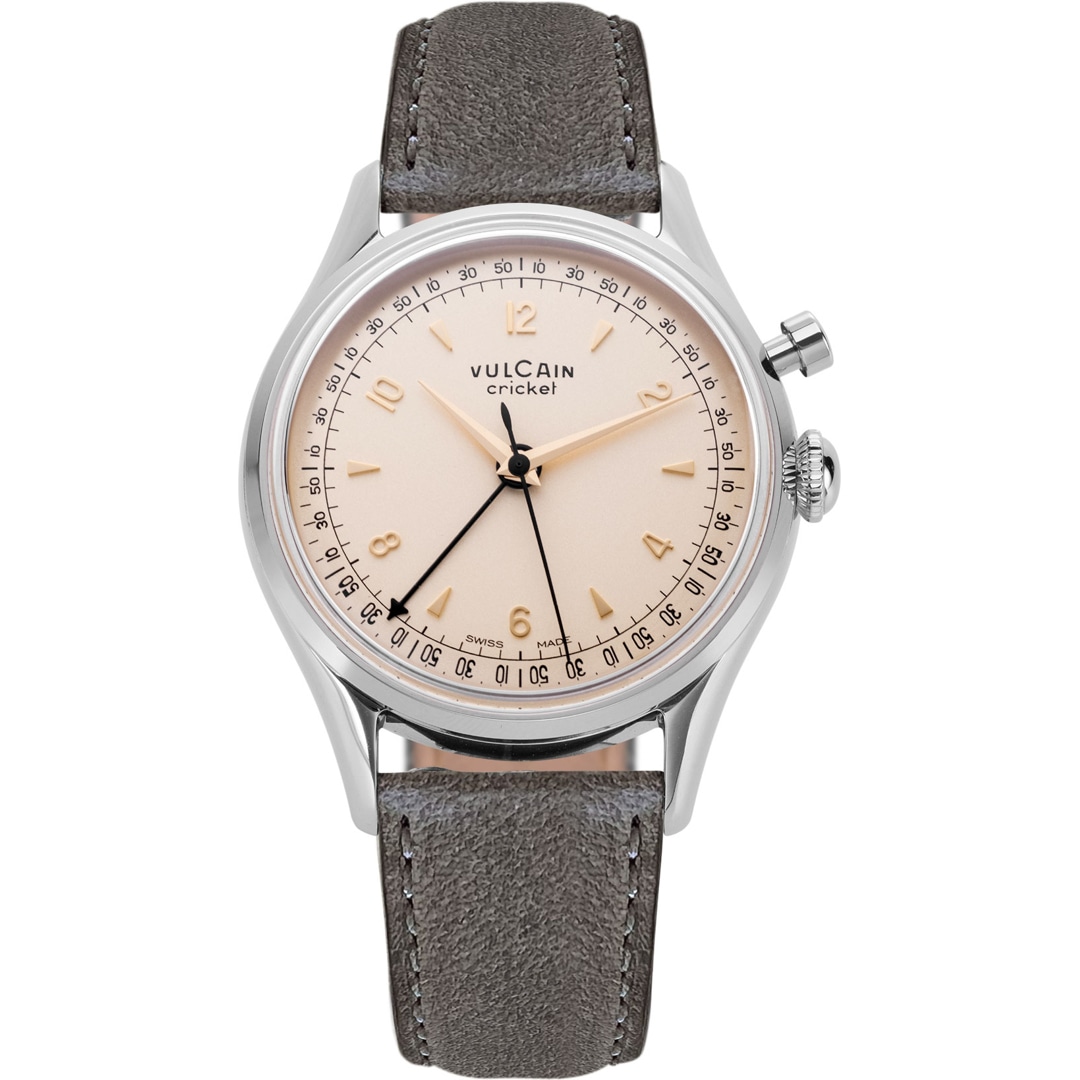 Vulcain Cricket Tradition 39mm Eggshell Sapphire Caseback