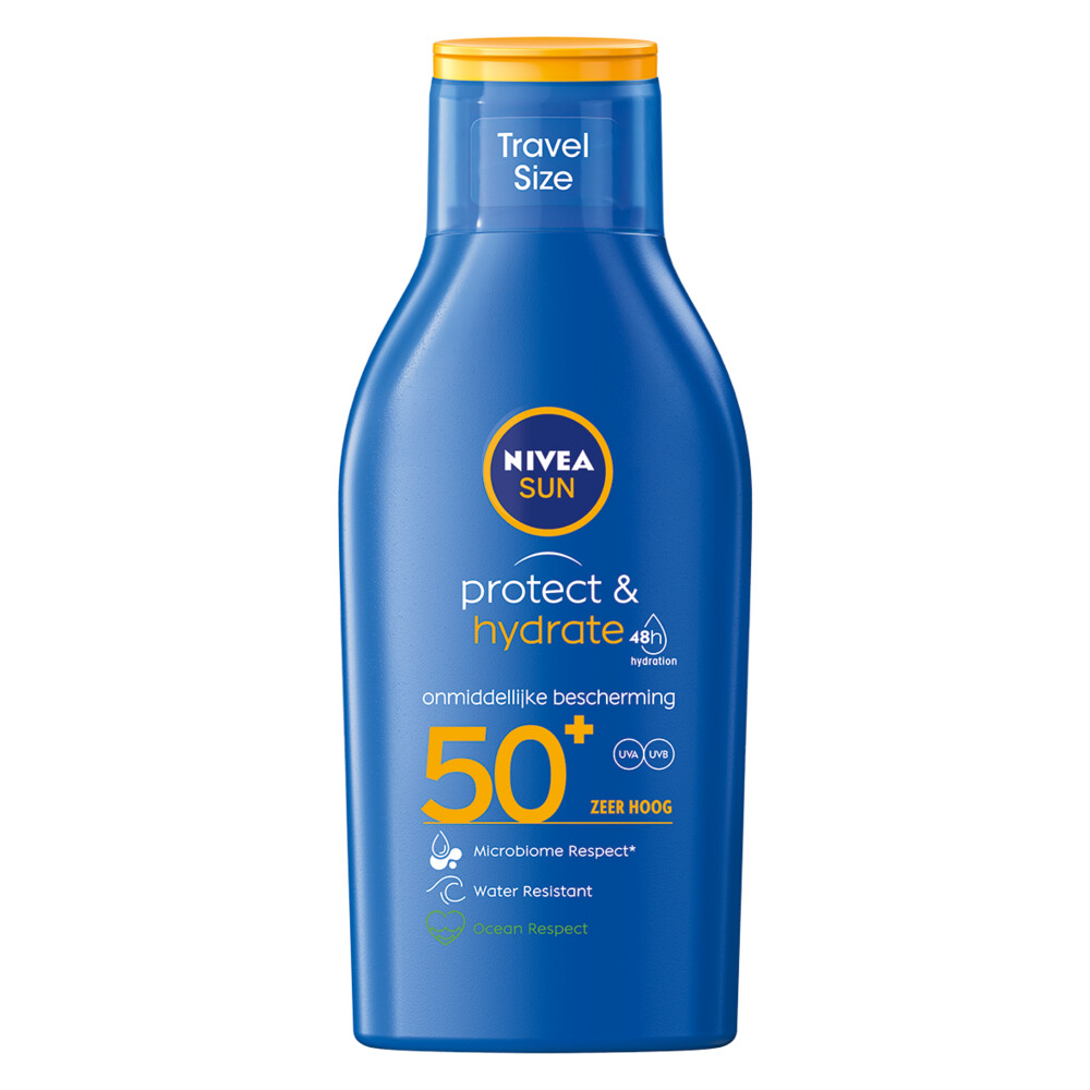 Nivea Sun Protect & Hydrate Zonnemelk Travelsize SPF50+ 100 ml
