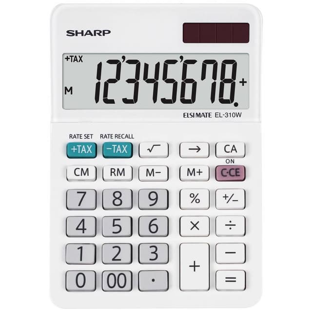 Sharp EL-310WB Taskelommeregner 1 stk
