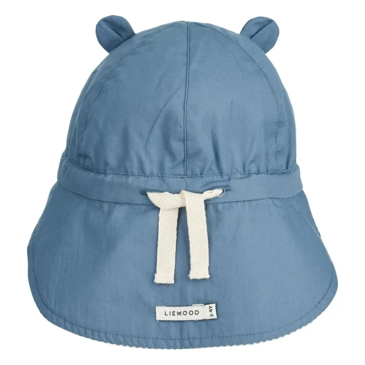 Liewood Chapeau Anti-UV Reversible Coton Bio Gorm | Bleu