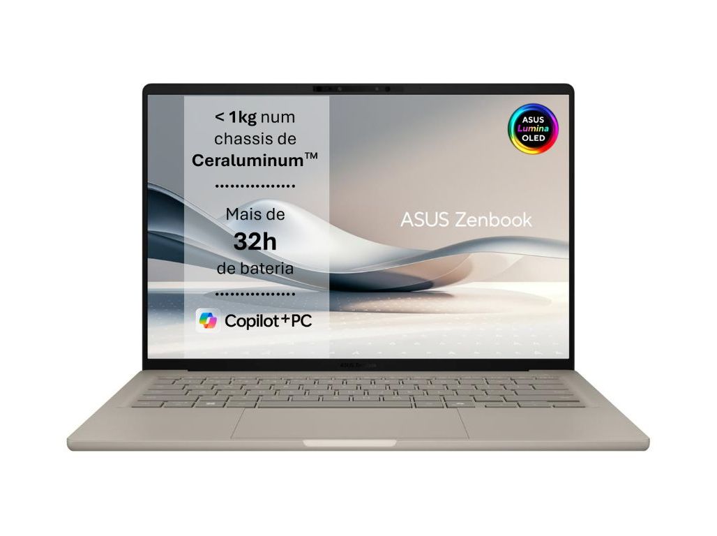 PORTÁTIL ASUS ZENBOOK UX3407QA-X1PAOHDGB1 (14'' SNAPDRAGON X1 RAM:32GB 512GB)
