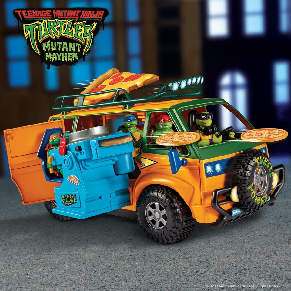 Turtles Mutant Mayhem - Pizzalevering Varevogn