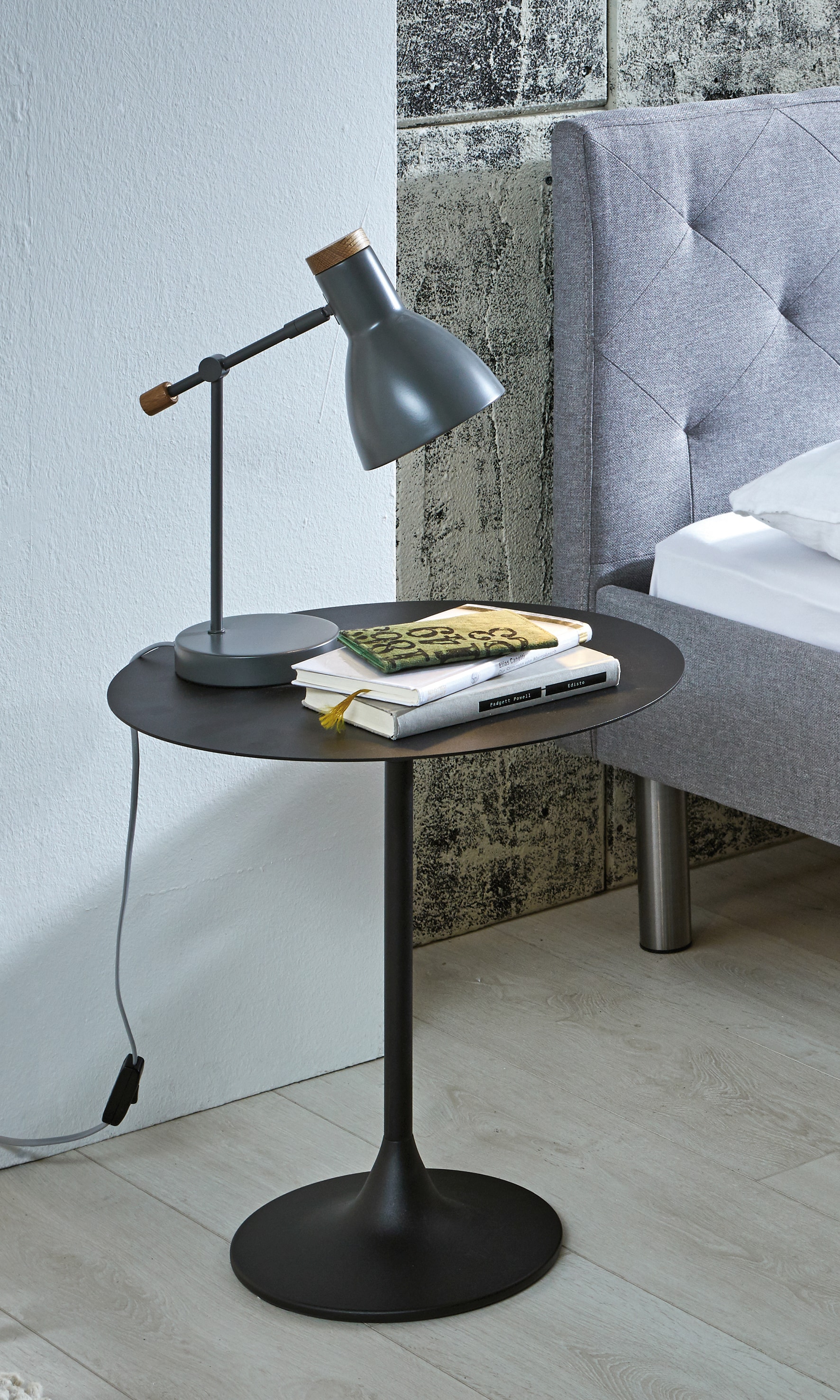 Beistelltisch 45 x 45 cm schwarz