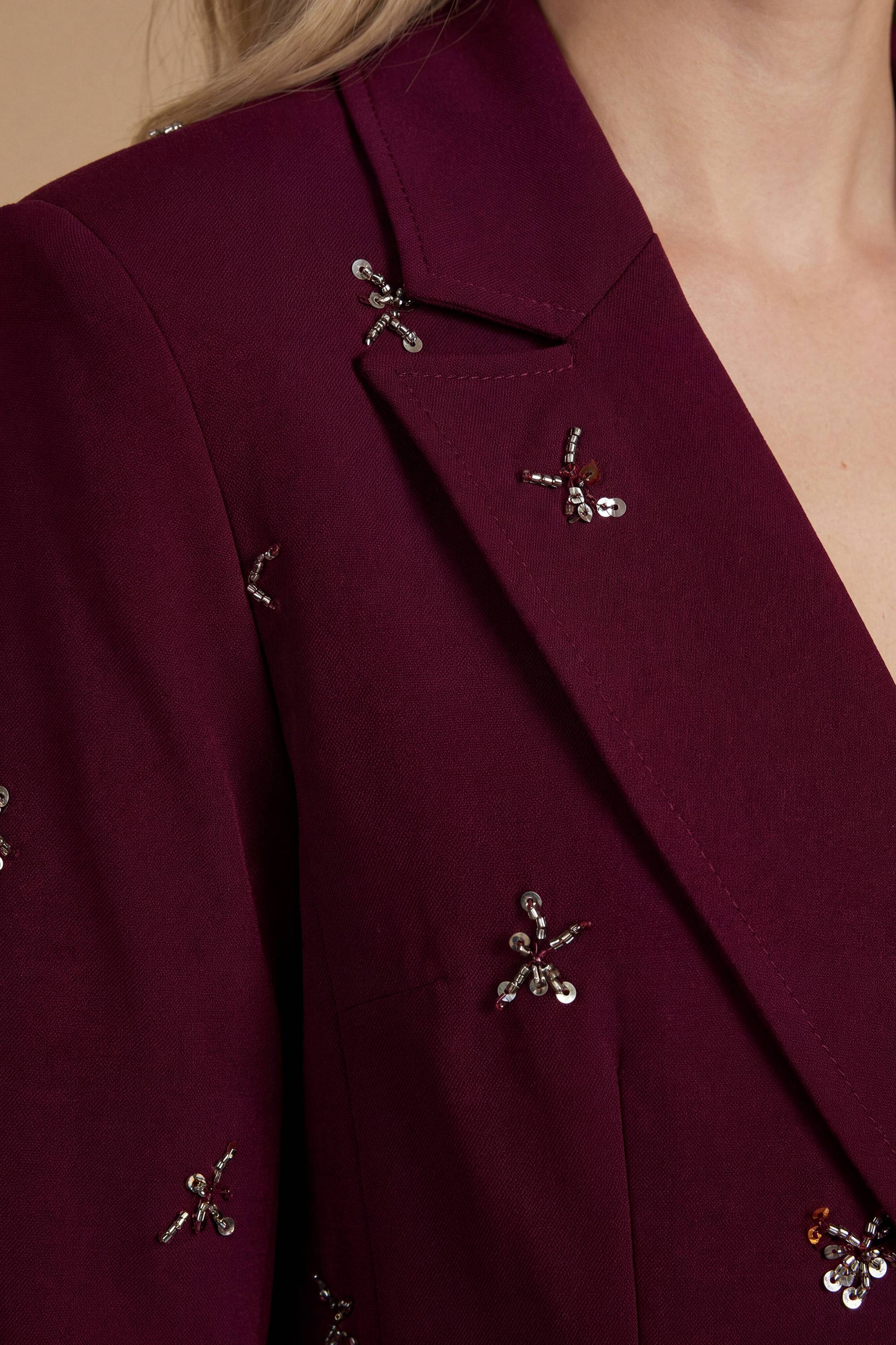 Oasis Blazer Petite Orné De Bijoux Avec Manchettes À Plumes
