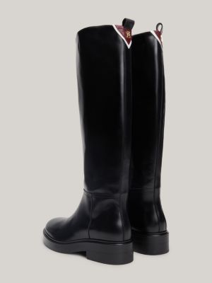 Botas de couro de cano alto