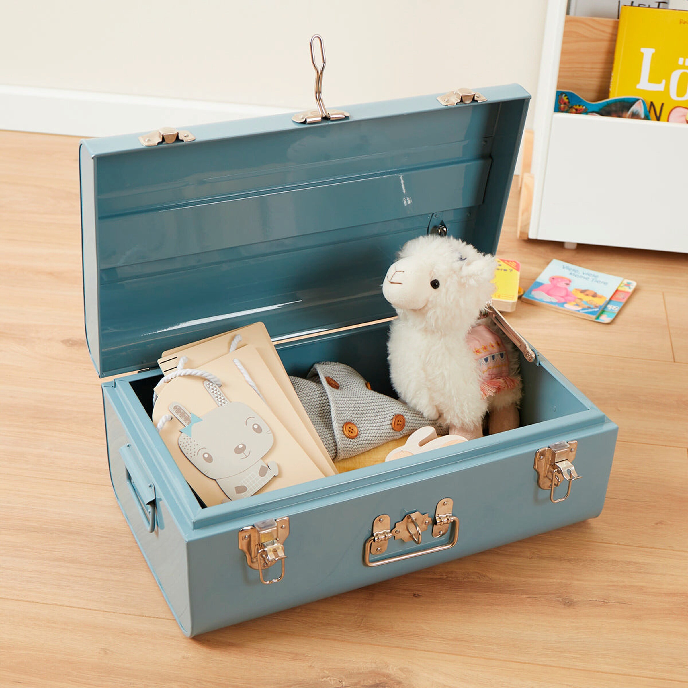 Bieco Holz Kindermesslatte Hase Beige