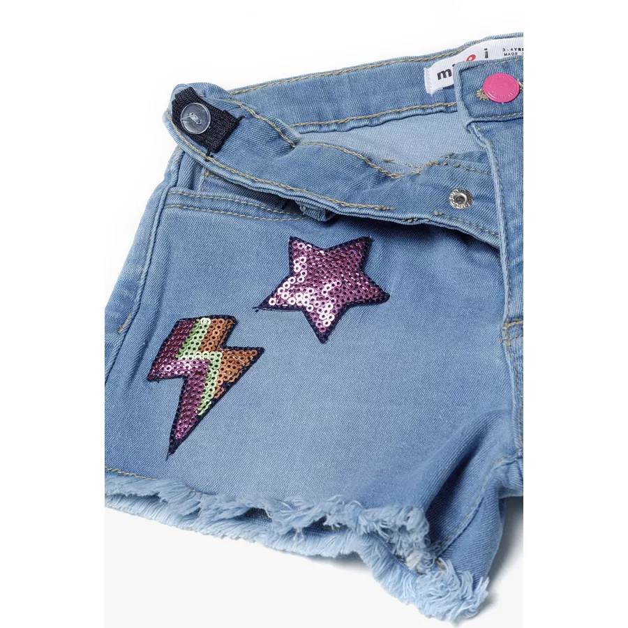 MINOTI Jeansshorts Denim-Blau