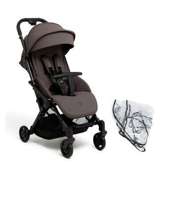 Beemoo Easy Fly Lux 4 Trille Inkl. Regntrekk, Gull Grey