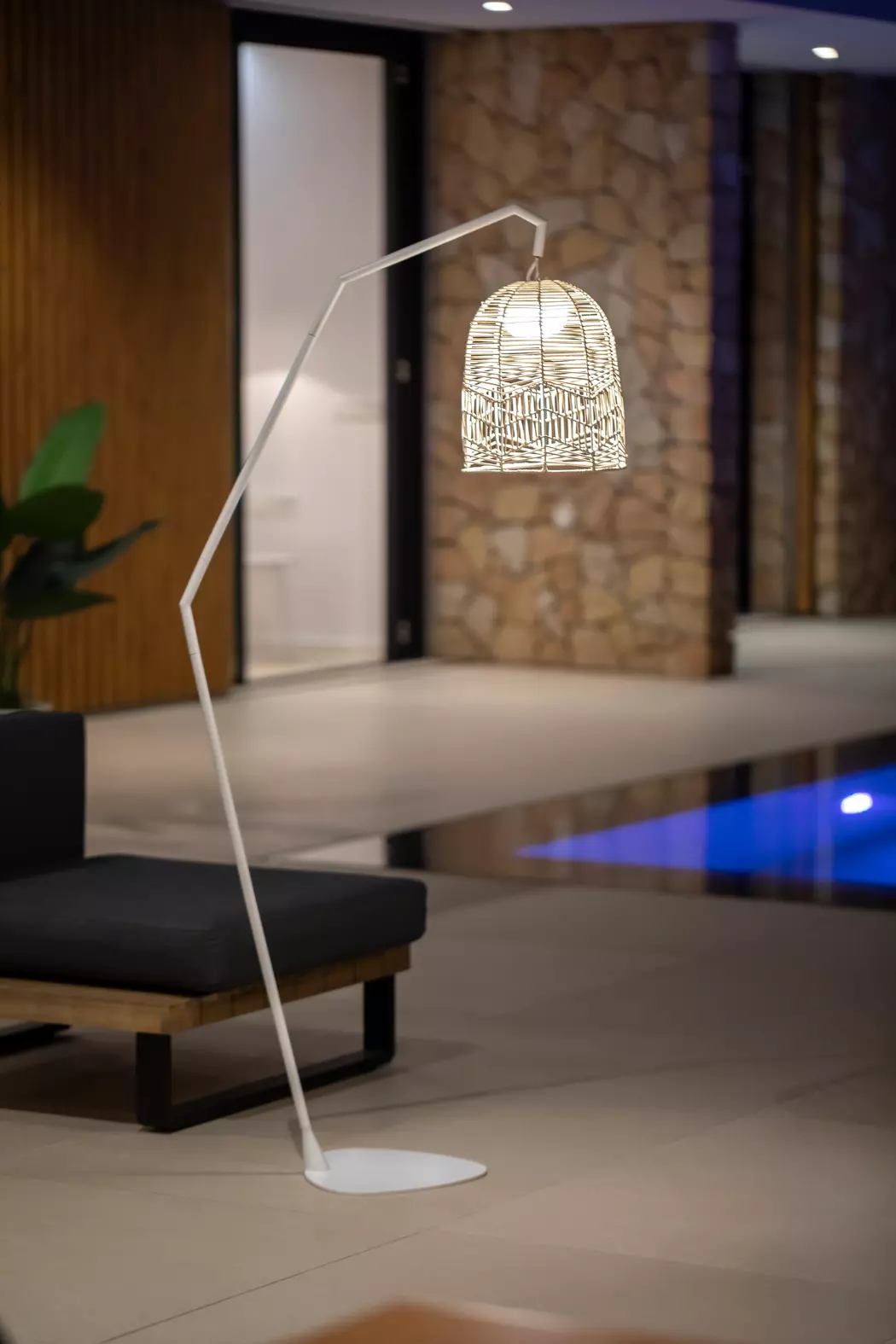 Außenstehlampe Santorini