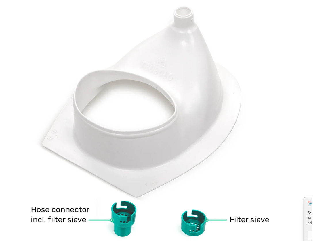 TROBOLO droogtoilet inzetstuk – white