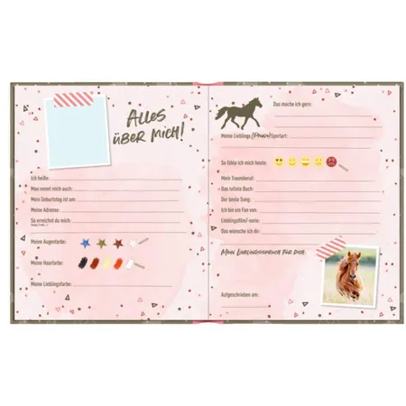 Coppenrath Verlag Freundebuch I LOVE HORSES - Beste Freunde