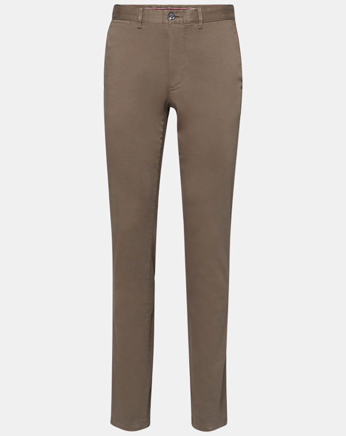Tommy Hilfiger Pantalon regular fit chino denton th flex satin gmd marron