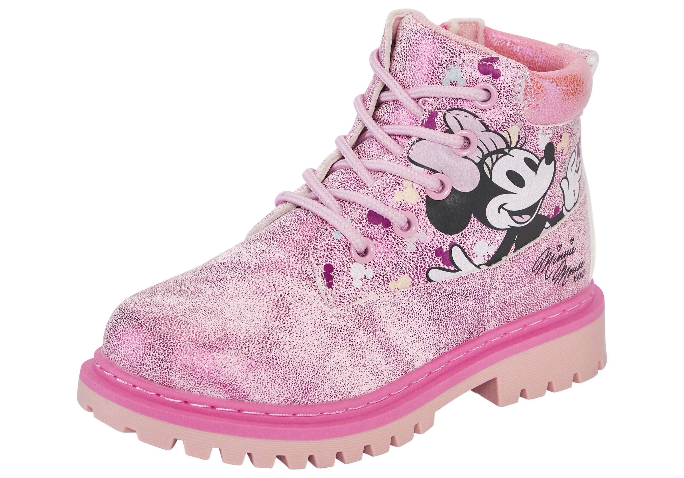 Disney Schnürboots »MINNIE«  Winterschuhe, Winterboots, Schnürstiefel, Winterstiefel