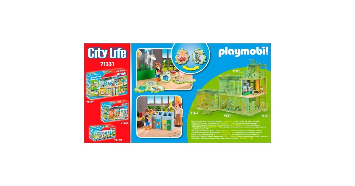 PLAYMOBILCity Life - Uitbreiding klimaatwetenschap Constructiespeelgoed  (71331)