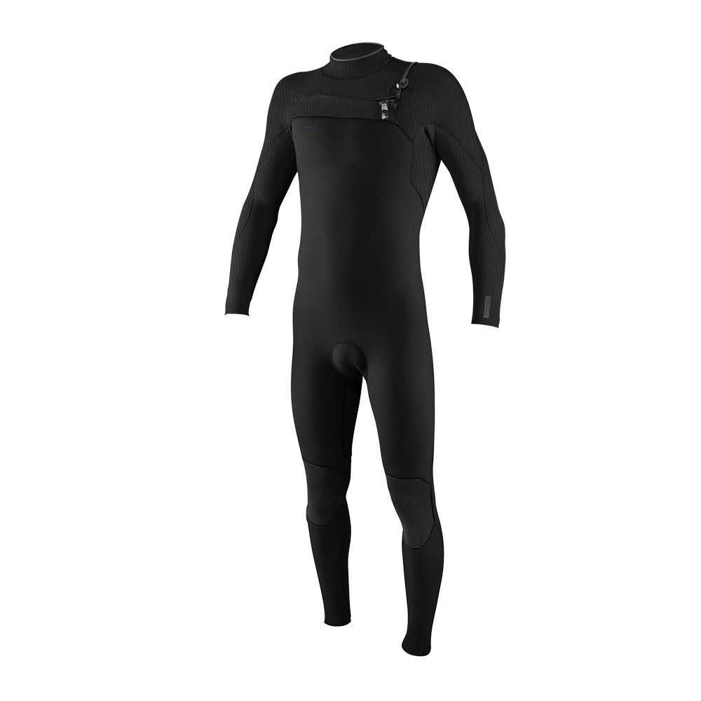 O'Neill HYPERFREAK CHEST ZIP - Combinaison intégrale 3/2mm Homme blk/blk