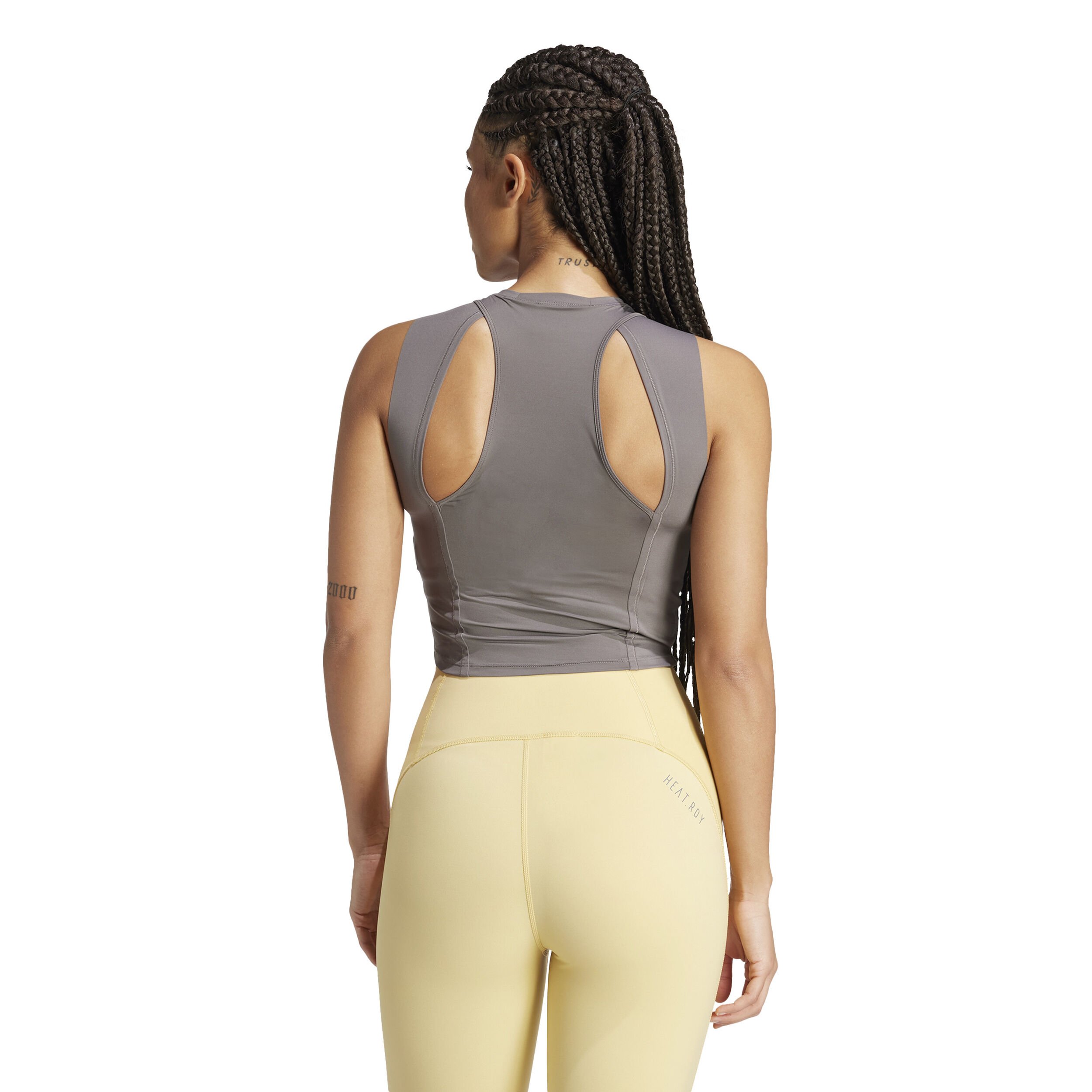 adidas ELEV High Intensity-Top Débardeur Tank Top Femmes - Marron