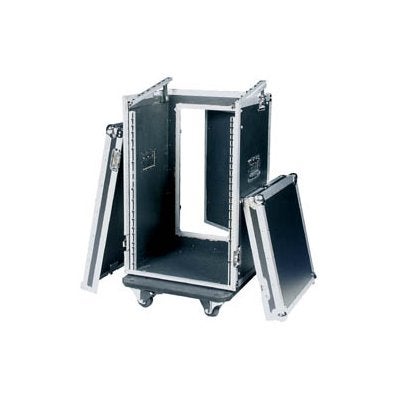 DAP RCA-DD16TOP combi flightcase 16U + 10U