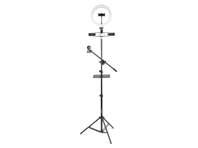 Vonyx Videoleuchte RL25 Ringlicht-Set 25 cm Ringleuchte mit Kontroller