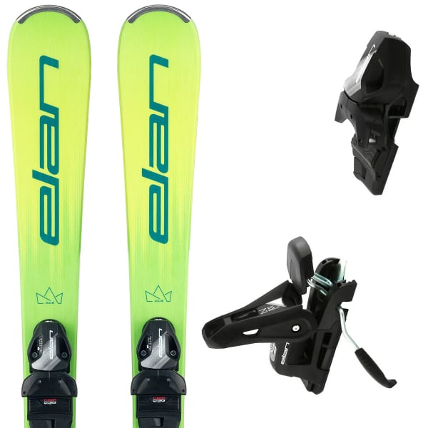 Pack ski ELAN RC ACE JR SHIFT + EL 7.5 GW LIGHT GREEN