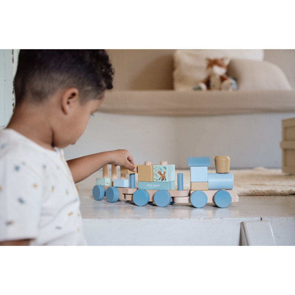 Køb Little Dutch Forest Friends Blue Stabletog