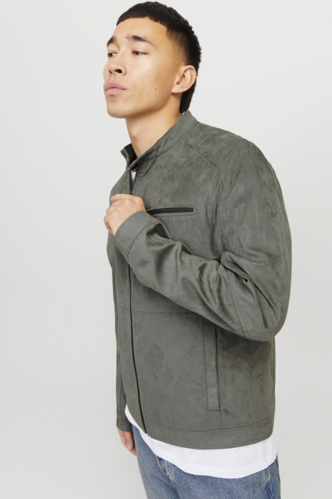 Jack & Jones grijze heren jas