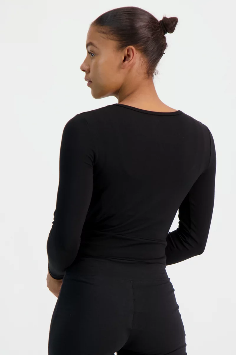 POWERZONE Yoga Crop Damen Longsleeve