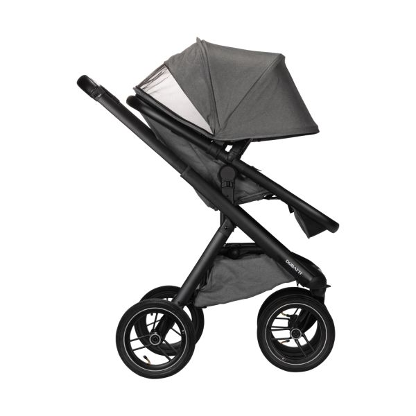 Dubatti One E5 Kinderwagen 2-in-1 Frame Black\/Black