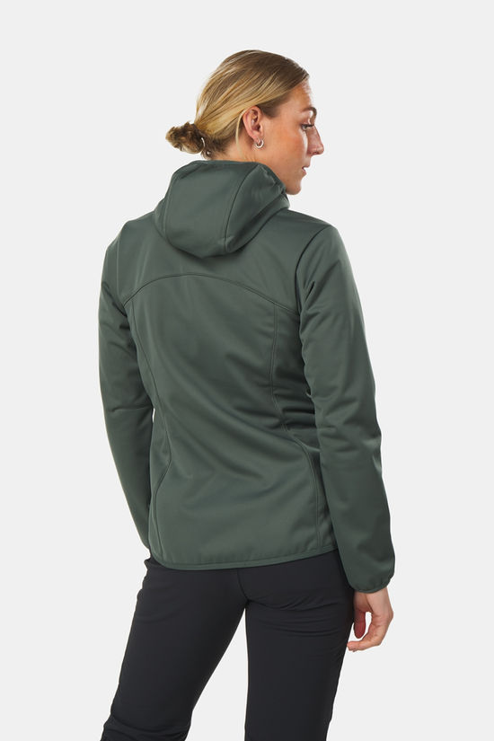 Jack Wolfskin Jack Wolfskin Windhain Hoody Softshell Jas Dames