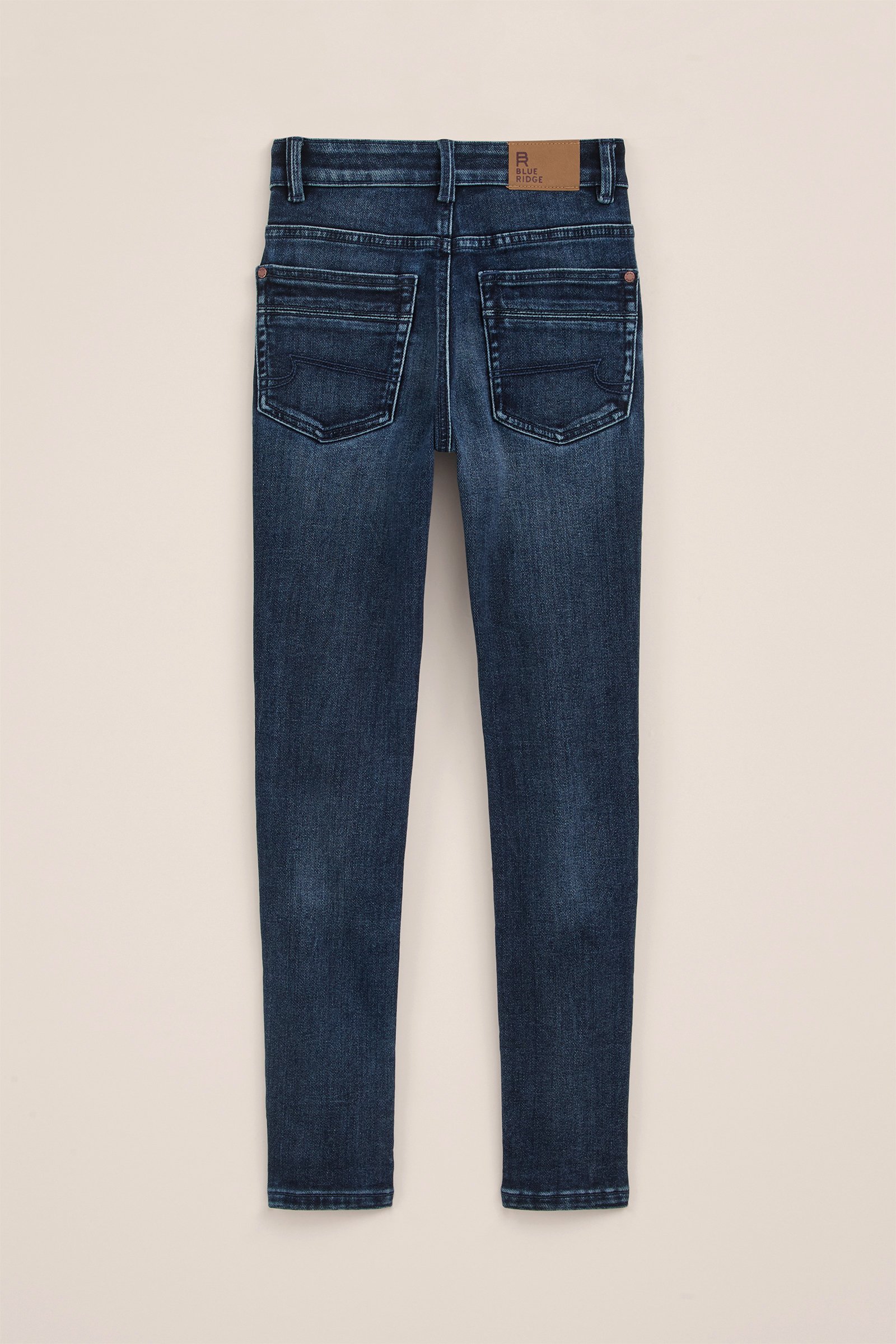 Jongens skinny fit jeans met stretch Blue Ridge Donkerblauw