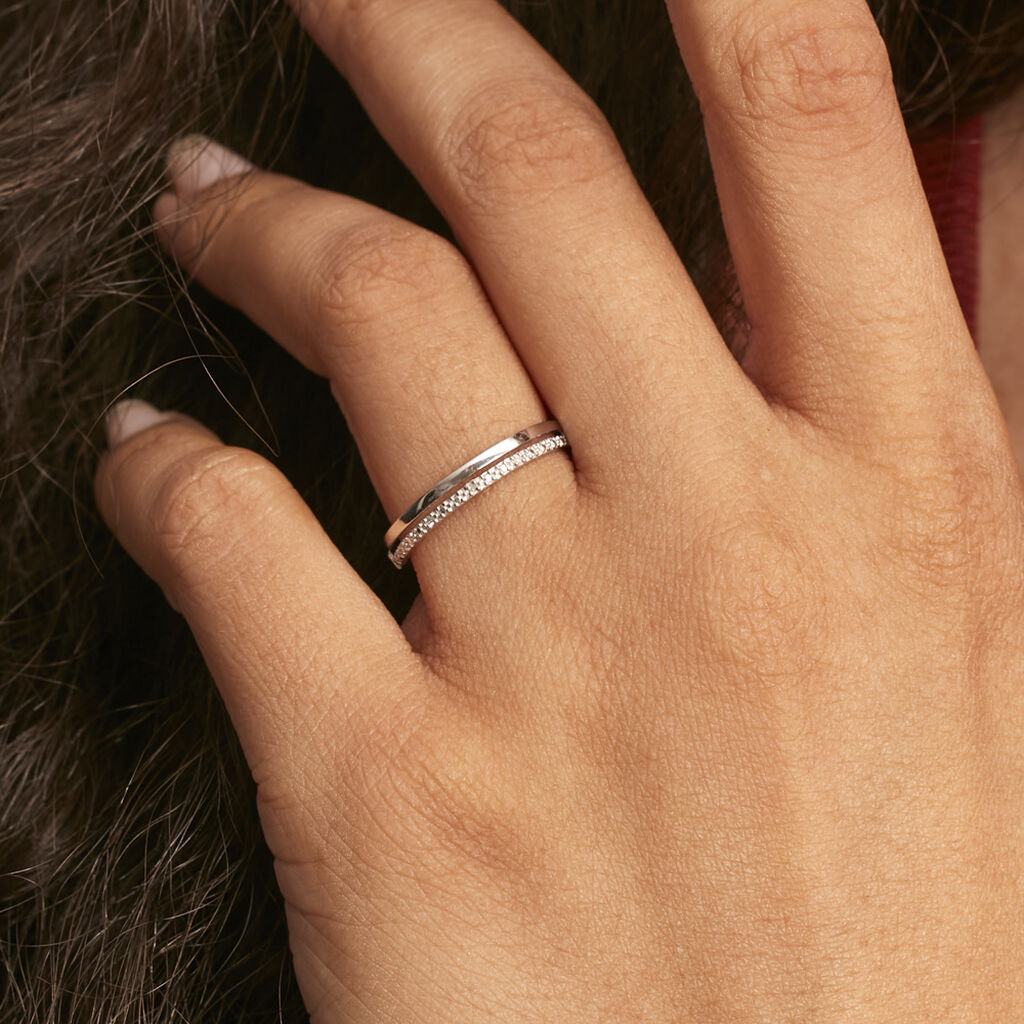 Bague Olena Or Blanc Diamant