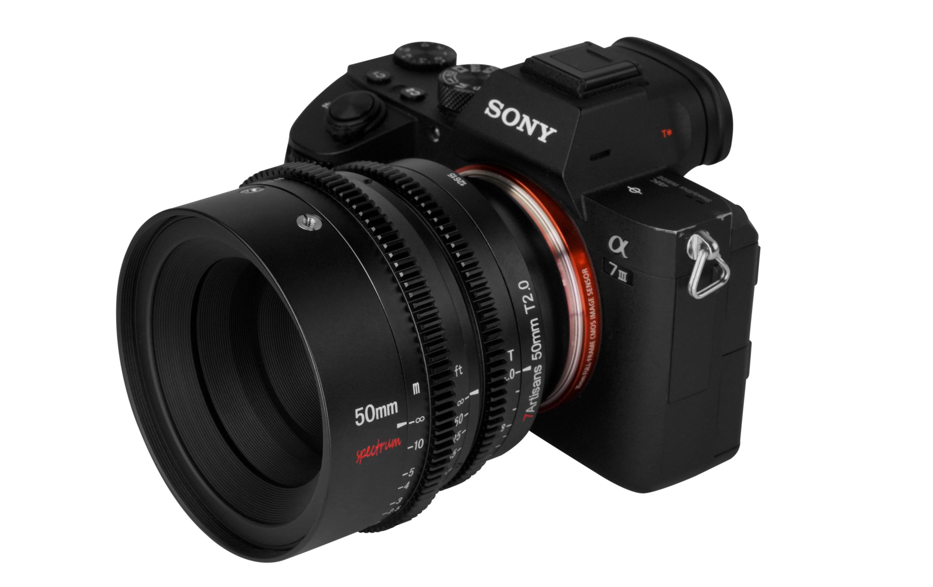 Festbrennweite 50mm T2.0 – Sony E-Mount<br>Vollformat Filmobjektiv für spiegellose Kameras