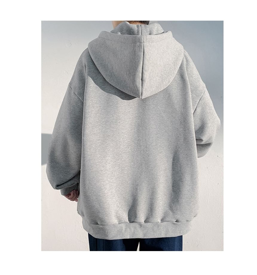 Kupyd - Hoodie met rits en letters