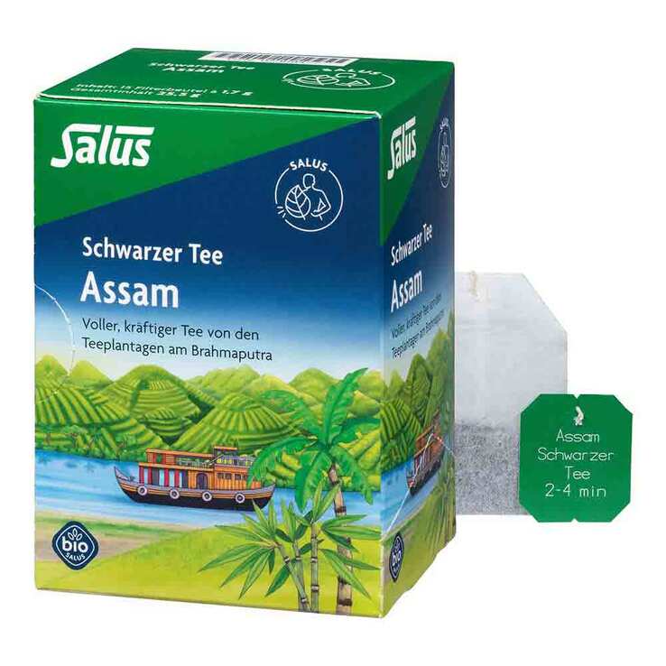 Assam Schwarzer Tee bio Salus Filterbeutel, 15 St