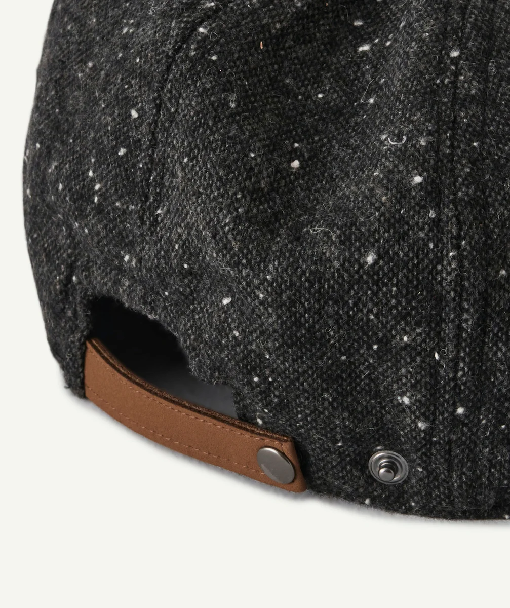 CASQUETTE GAVROCHE GRIS MOUCHETÉ GARÇON
