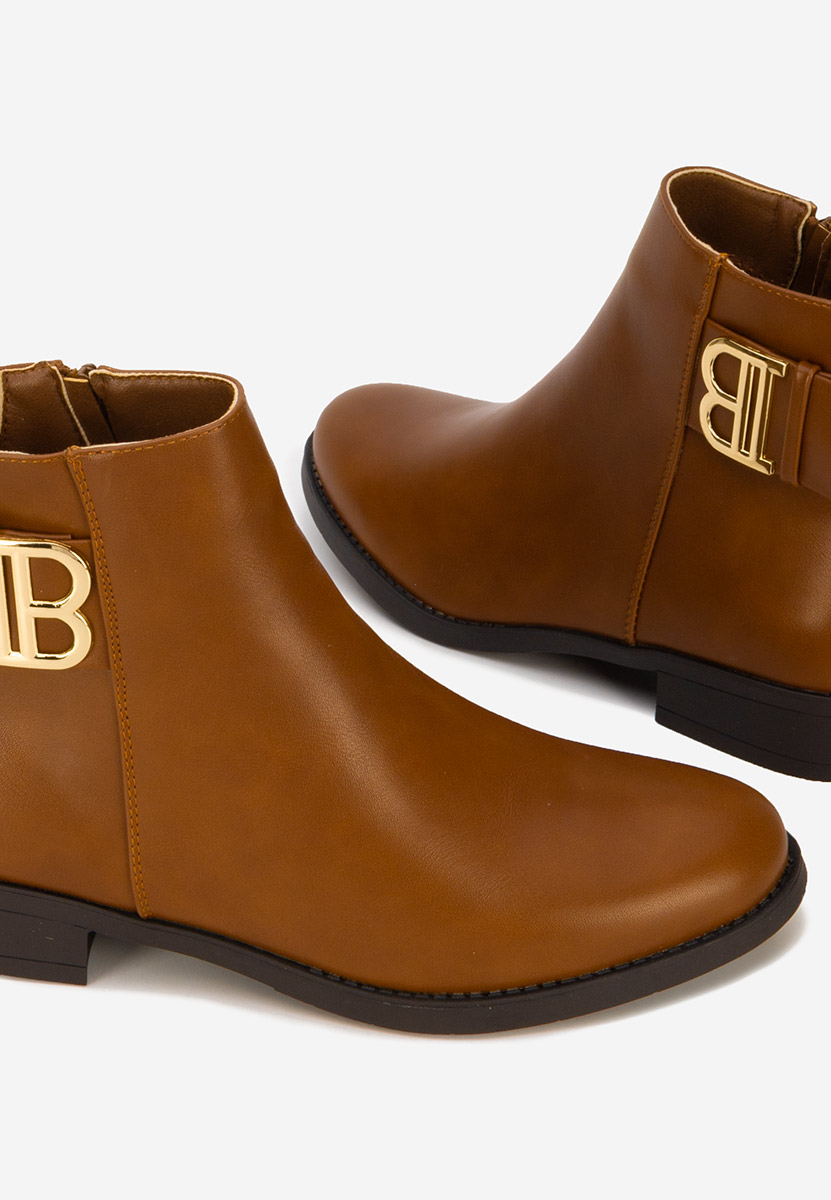 Bottines femme chameau Biensa